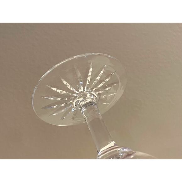 Vintage Etched Crystal Cordial Glasses, 3oz., Set of 5 - Picture 6 of 8